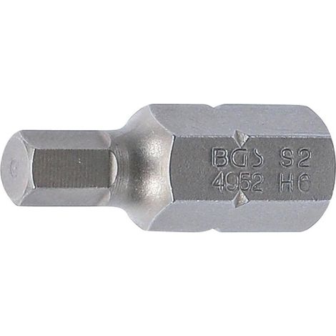 Embout 10 mm (3/8) L. 30 mm - Six Pans Intérieurs 6 mm - Précision et Robustesse, Acier, Pro - D-Work (1/5)