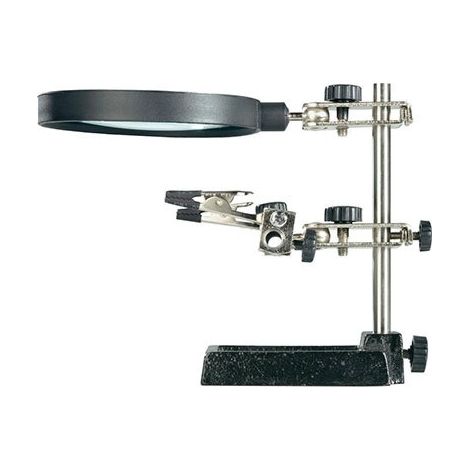 Loupe de table avec support de fixation Base 75x75mm  Zd-10h (1/4)