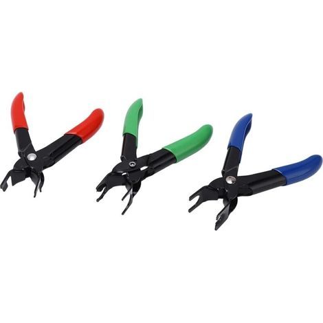 Jeu de pinces de déconnexion de conduite de carburant, pinces de découplage de conduite de carburant anti-dérapantes et antirouille 3 pièces pour voiture essence (1/5)