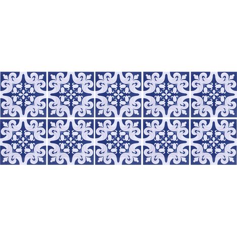 10 Autocollants Imperméables Anti-Dérapants pour Sol et Mur, 10x10cm, Idéal Cuisine Salle de Bain, Lot de 10 (1/5)