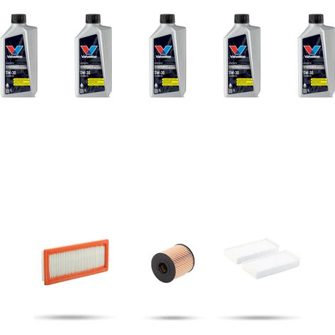 Kit tagliando 3 FILTRI e 5L OLIO compatibile con Citroen C4 Picasso 1.6 thp 115kw dal 2010 (1/5)