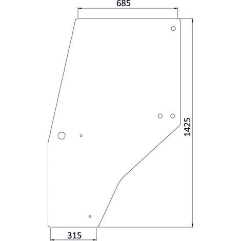 Türscheibe UNIVERSAL 144969A1KR