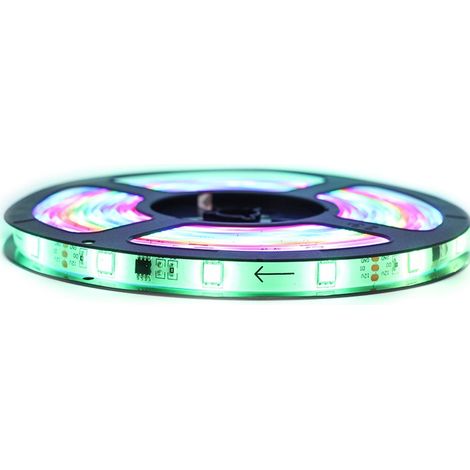Kit Ruban Professionnel 5050/SMD2811 - 30 leds/m - 5 mètres RGB Transformateur: Alimentation Non-Inclus