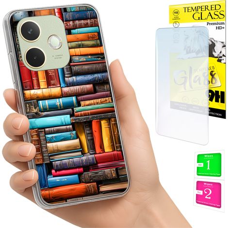 Funda para Oppo A5 Pro Photo Cover Case Back Case + Cristal 9H (1/5)