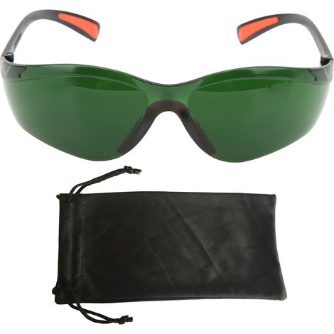 Ortviai Lunettes de soudage TIG – Verres verts légers, antidérapantes et confortables, protection oculaire haute performance (1/4)