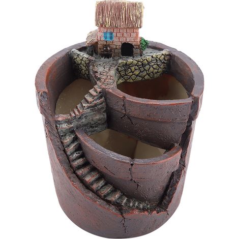 Lot Résine Cactus Pot de Fleurs Décoratif Plante Succulente pour Bureau Maison Jardin, Design Maison (1/5)
