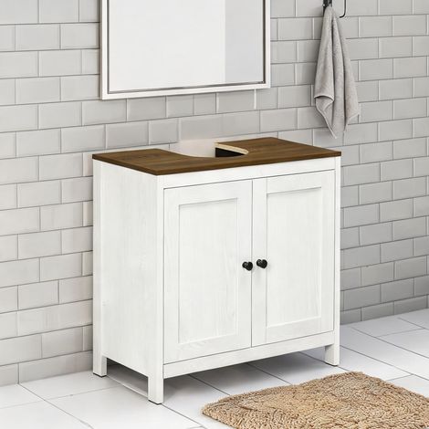Meuble de salle de bain en melamina de Madera 60 x 30 x 60 cm (1/5)