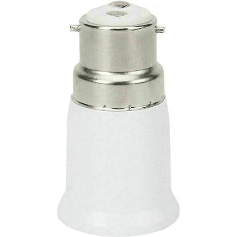 B22 auf E27 Adapter – Bajonettverschluss auf Edison-Schraubfassung – Für Haushaltslampen – 1 Stück (1/5)