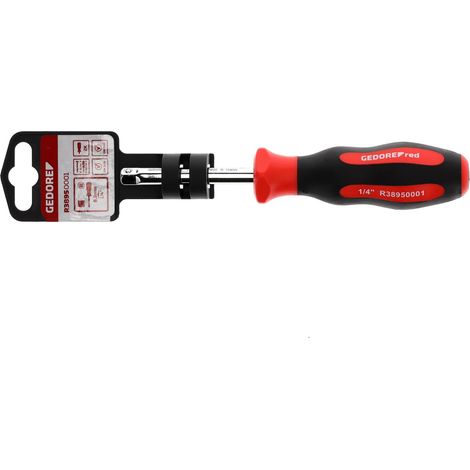 R38950001 Mango de enchufe cuadrado 1/4" 62mm Mango 2K (1/4)