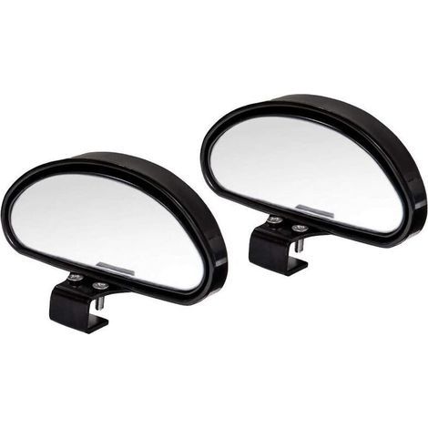 Supervised Driving Rearview Mirror, Blind Spot Mirror, Blind Spot Mirror, Supervised Driving Rearview Mirror for All Cars - Adjustable Angle Convex Mirror (2 Pcs - A) (1/5)