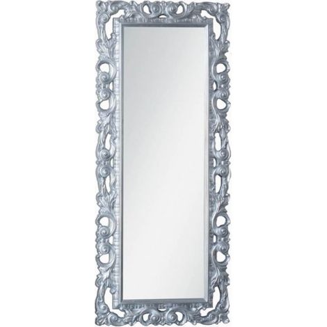 Specchiera colore argento verniciato 76x180 cm - Anna