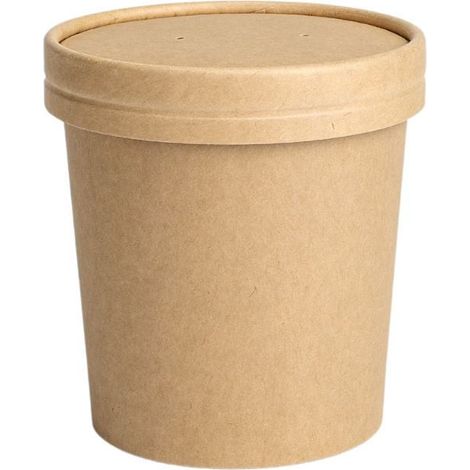 Pot à Soupe Kraft - 480 ml - Lot de 50 (1/5)