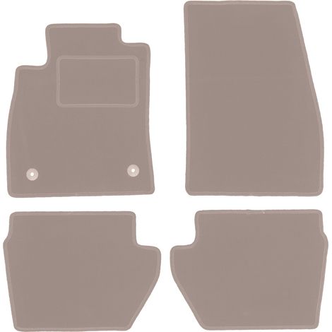 Tappetini in velluto beige per: Ford Fiesta MK8 hatchback (2017-)