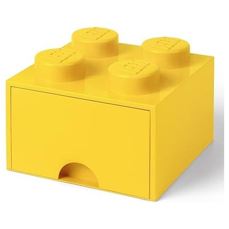 Contenitore portagiochi Room Copenhagen Lego 4inserti Giallo [RC40051732] (1/5)
