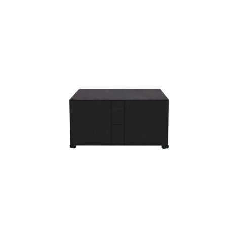 Housse de Protection en Tissu Oxford 420D pour Salon de Jardin - Imperméable, Bache de Protection avec Système de Verrouillage à Corde et Boucle - Noir 205x104x71cm, (1/5)