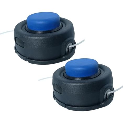 Lot de 2 têtes de débroussailleuse T35 537388101 pour Husqvarna 123L 225L 232L 322L 323L 324LX 325L 326L 326LX 322R 323R 324RX 325RX 325RJX 326RJX 531300 0183 531300194 M10 x 1,25 (1/5)