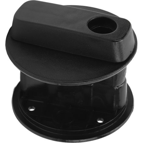 Supporto di bloccaggio per serbatoio carburante da 6 litri, nero, per motociclette e veicoli fuoristrada.