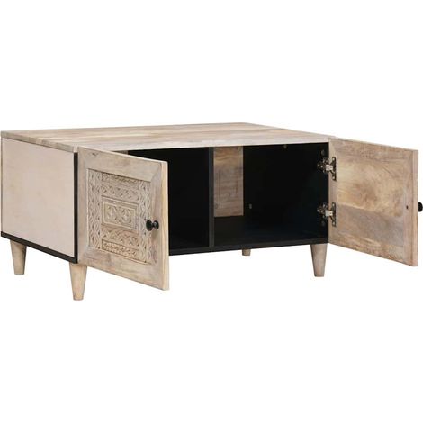 Maison Exclusive - Tavolino da salotto Bianco 80 x 54 x 40 cm Legno ingegnerizzato