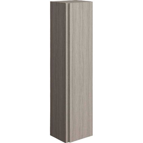 RAK Joy Wall Hung Tall Storage Unit 300mm Wide - Grey Elm (1/3)