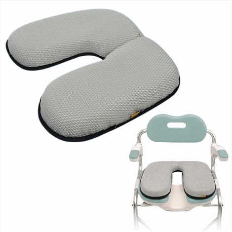 Waterproof Shower Chair Cushion for Shower Seat or Transfer Bench Non-Slip with Drainage Holes 5cm (1/5)