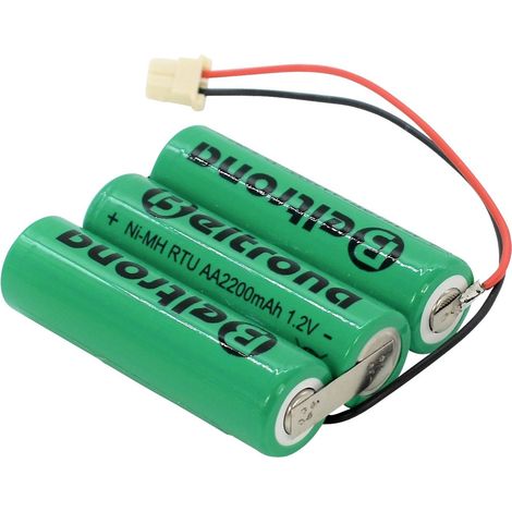 [NEUWERTIG] B-Ware Beltrona Akkupack 3AA2200ESO 3x Mignon AA NiMH 3.6V 1500mAh Stecker (1/2)