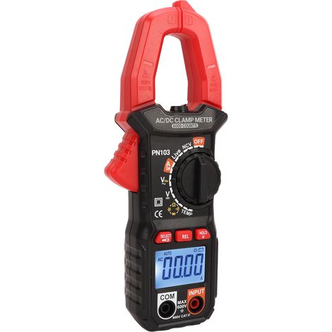 Digitales Stromzangenmessgerät mit 6000 Zählern, AC/DC-Tester-Multimeter, Strommessung, hohe Präzision, intelligentes Multifunktionsgerät (1/5)