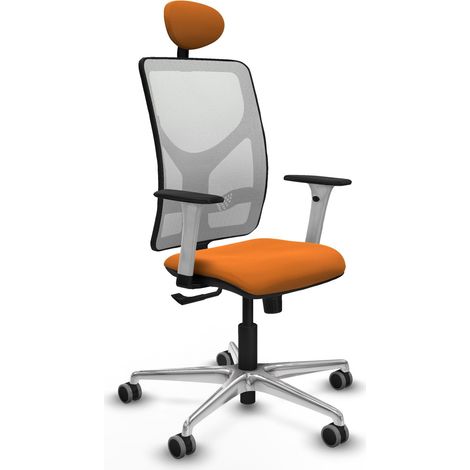 Sedia da ufficio piqueras y crespo Motilla arancione alluminio (1/2)