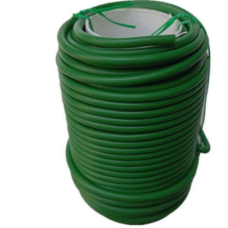 Fil de fer gainé plastique pour plantes, lien torsadé de jardinage, 3,5mm x 20m, outil horticole de soutien (1/5)