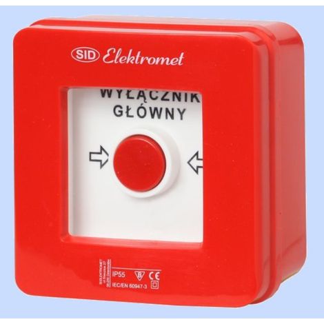 Aufputz-Alarmschalter WG-1 Hauptschalter 921443