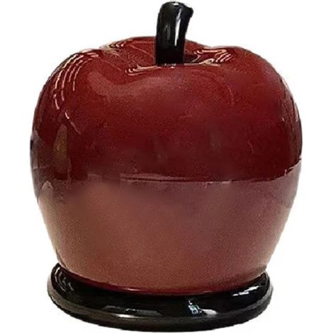 Boîte à cure-dents en forme de fruit avec couvercle, cotons-tiges et fil dentaire, pour la maison, la cuisine, le restaurant (rouge) (1/5)