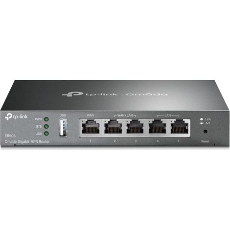 Router Gigabit Ethernet TP-Link TL-R605 negro