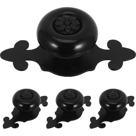 SHINEOFI Lot de 4 boutons meubles vintage en céramique, au design (1/5)
