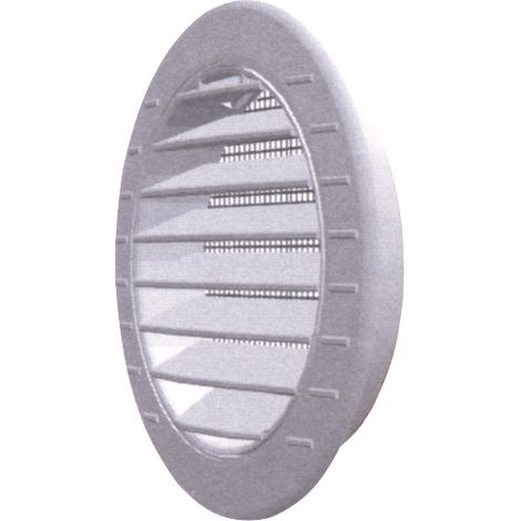 GRIGLIA DI AERAZIONE IN PLASTICA CON RETE Ø mm. 145 imbocco Ø mm. 125 5.00 pz