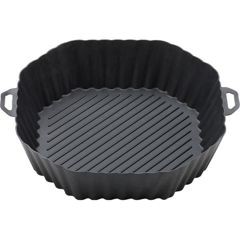 Liner Pour Friteuse À Air - Bac En Silicone Réutilisable - Forme Octogonale - Compatible Avec Friteuses À Air Standard - 1 Pièce (1/5)