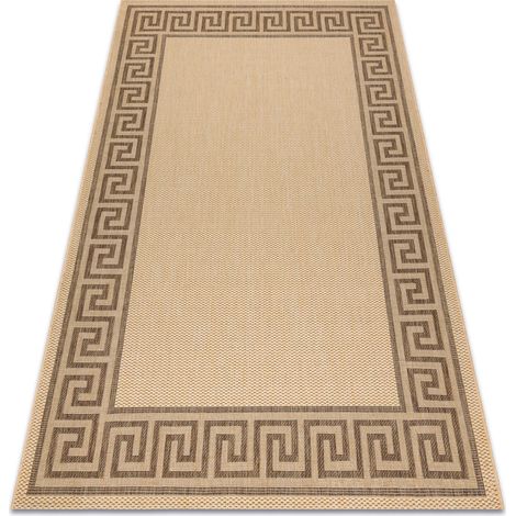 CARPET SISAL FLOORLUX 20014 mais / coffee beige 80x150 cm