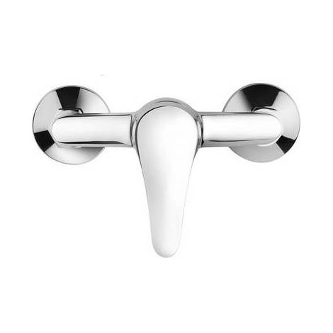MITIGEUR MONOCOMMANDE EXTERNE POUR DOUCHE LIGNE M2 Dimensions : Chrome