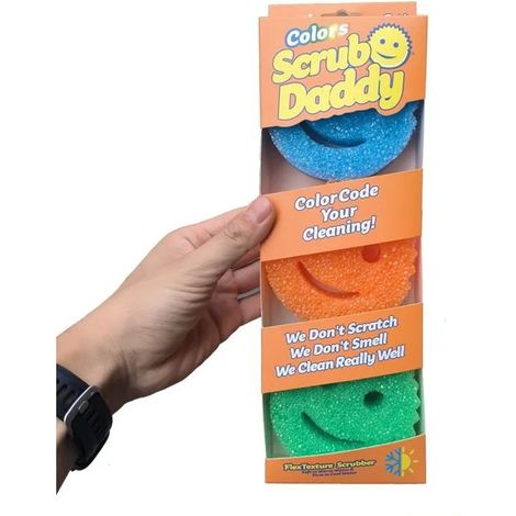 Lingettes nettoyantes magiques classiques avec visage souriant, éponge détachante, lingette lave-vaisselle thermosensible (1/4)