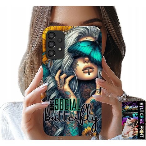Hülle für Samsung Galaxy A53 5G – antisozial, Schmetterling, feminin (1/5)