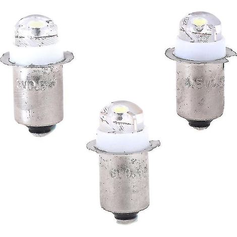 Bombilla LED de repuesto P13.5s 0.5W 3V 4.5V 6V para linterna de trabajo - yu (1/5)