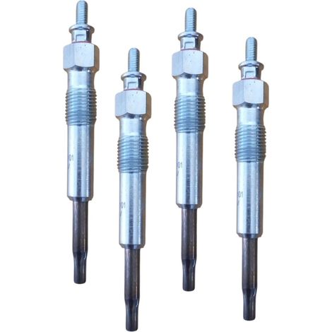 Kit 4 candelette diesel 11V per rover 200 ii (rf) 220 d/sd 63-72kw