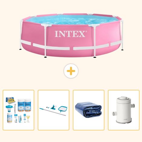 Intex Piscine Tubulaire Ronde - 244x76 cm - 5-pièces  S93 (1/5)