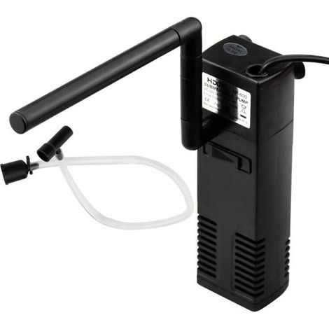 Filtre Intérieur pour Aquarium3 W/4 W 20L-60LRéglable Filtre Interne avec Éponges Filtrantes, Utilisation et Maintenance Simple (1/3)