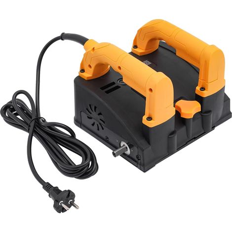 Elektrohobel Renovierungsfräse,1200W Wandhobel Automatische Wandschleifmaschine 4mm Spantiefe Breite Hobelwand 15cm Seitenschneider 90° Mit Werkzeugkoffer Fur Schnitte Zement Farbe Spachtelmasse