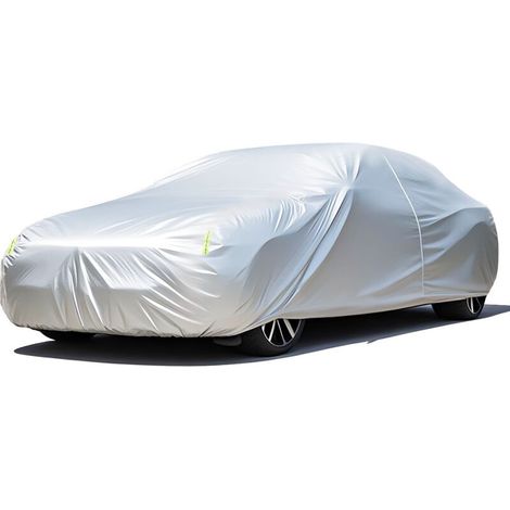 Bâche Voiture Extérieur Housse Protection pour Auto Étanche Universelle Bache Automobile pour Convient aux SUV, taille : 4,65-4,85 1,85175M，argent (1/5)