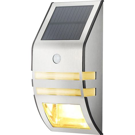 Solar-Wandleuchte mit Bewegungsmelder, wasserdichte Gartenlampe, Nachtlicht für Garten, Terrasse und Garten