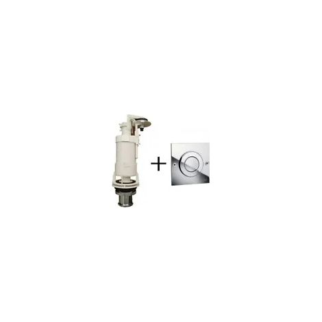 Batteria tipo catis con pulsante acciaio cromato oli 500871 (1/2)