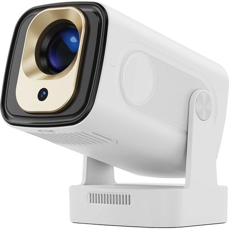 Proyector, resolución nativa 1080p, compatible con 4K, HY310 blanco, enchufe europeo. (1/2)