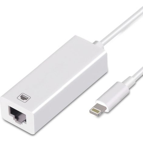 Adaptateur Ethernet RJ45 pour Lightning pour iPhone et iPad 100