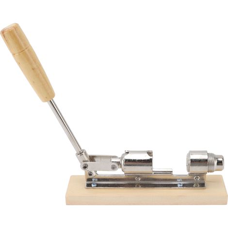 Casse-noix mécanique de bureau, ouvre-noix et noix de pécan en métal avec poignée à levier. (1/5)