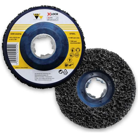 Disque Fibre Siastrip 6300 D115mm Extra Coarse Bte 10 Sia Abrasives